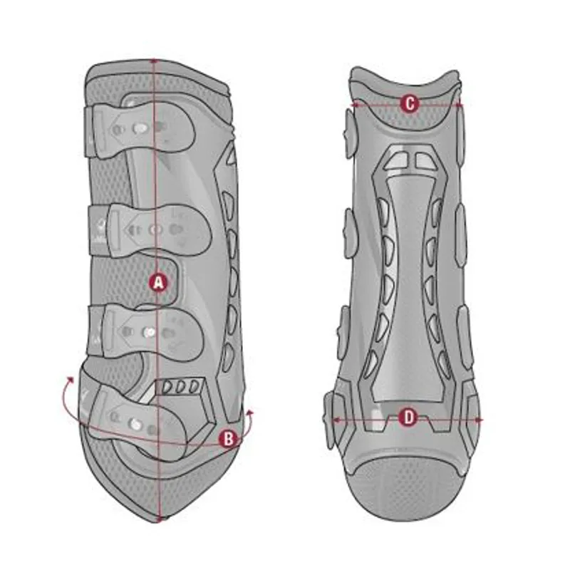 LeMieux Ultra Mesh Snug Hind Boots